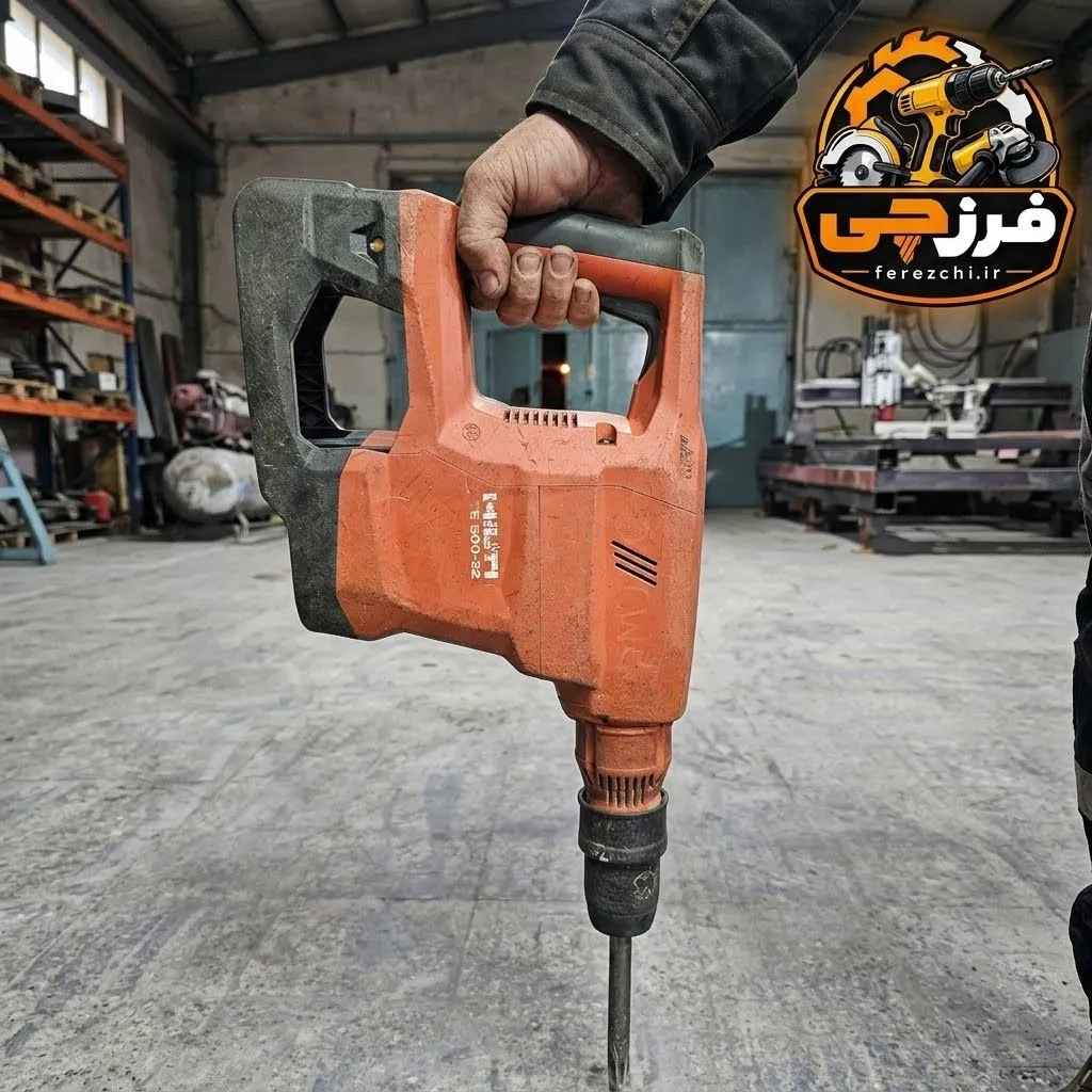 چکش تخریب شارژی هیلتی TE 500-22 اورجینال | بریکر باتری SDS-Max نرون با انرژی ضربه ۸.۱ ژول و ضدارتعاش AVR | استوک
