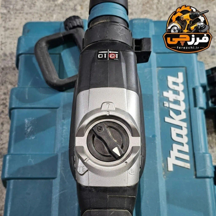 دریل بریکر شارژی ماکیتا HR005G اورجینال | کوبیدن باتری ۴۰ ولت XGT با ۸ ژول انرژی ضربه — ست کامل با باتری، شارژر فست و جعبه آکبند